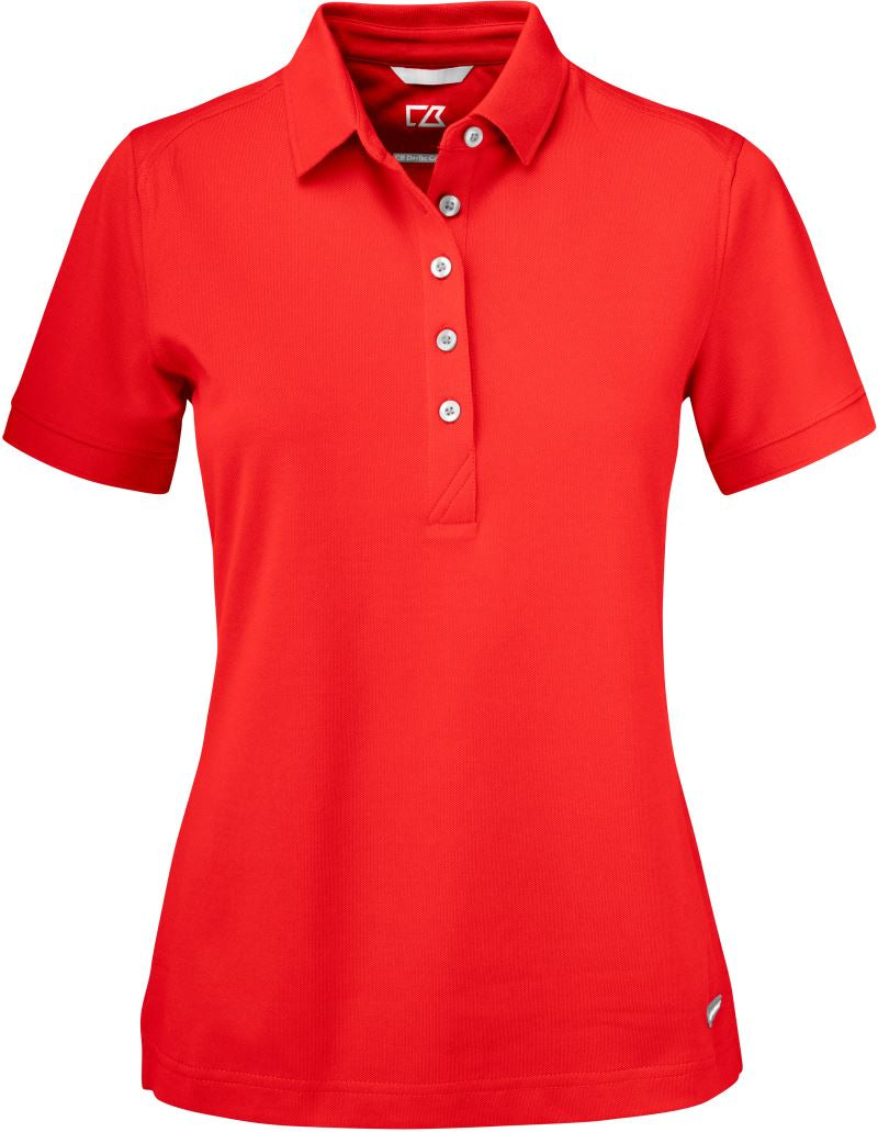 Ženska Piqué polo Cutter & Buck – Rdeča