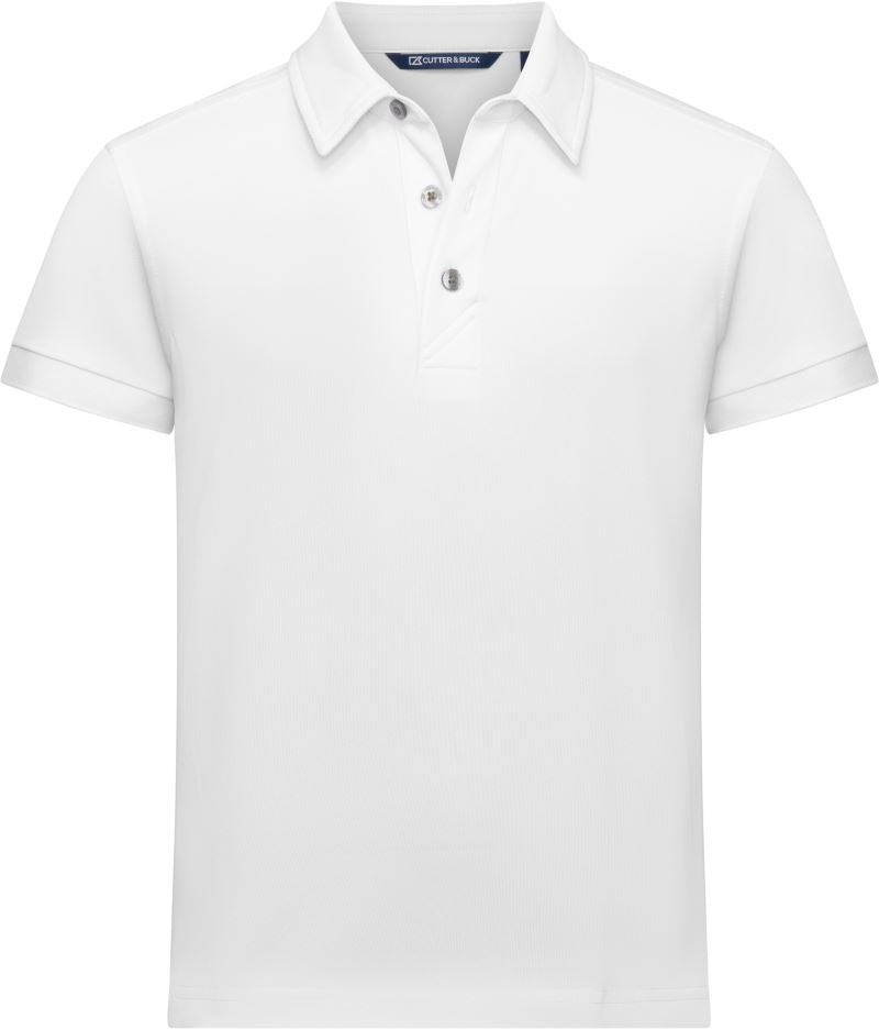 Otroška Functional polo Cutter & Buck – Bela