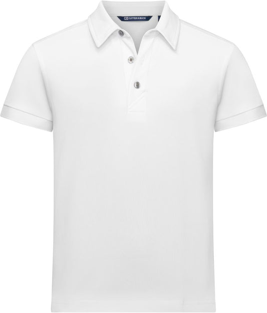 Otroška Functional polo Cutter & Buck – Bela