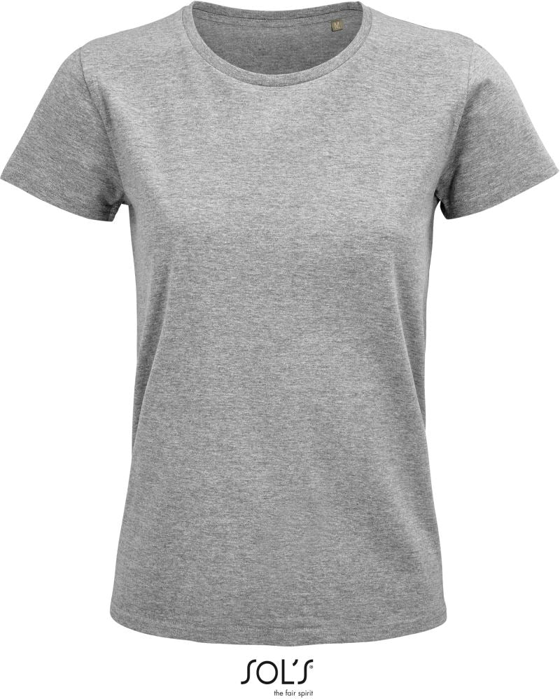 Ženska Organic majica SOL's Collection – grey melange