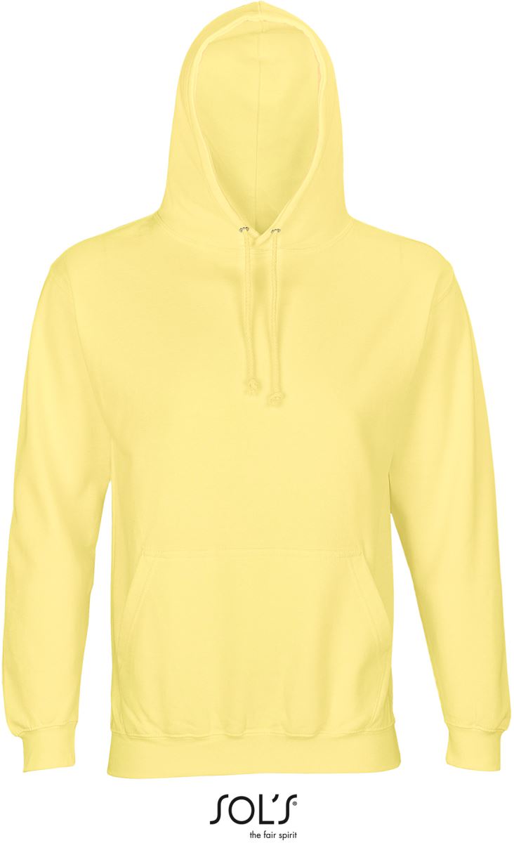 Unisex s kapuco pulover SOL's Collection – light yellow