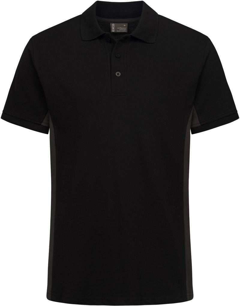 Unisex Contrast delovna oblačila polo - EXCD Promodoro – black/charcoal
