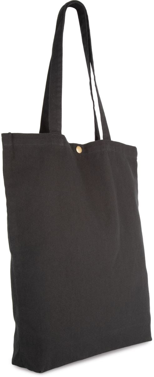 Unisex cotton Bag KiMood – washed black