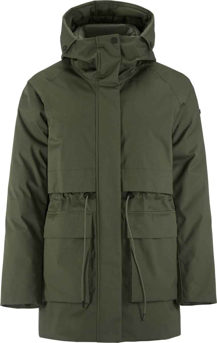 Craft Urban ženska podložena parka, barva Temno zelena