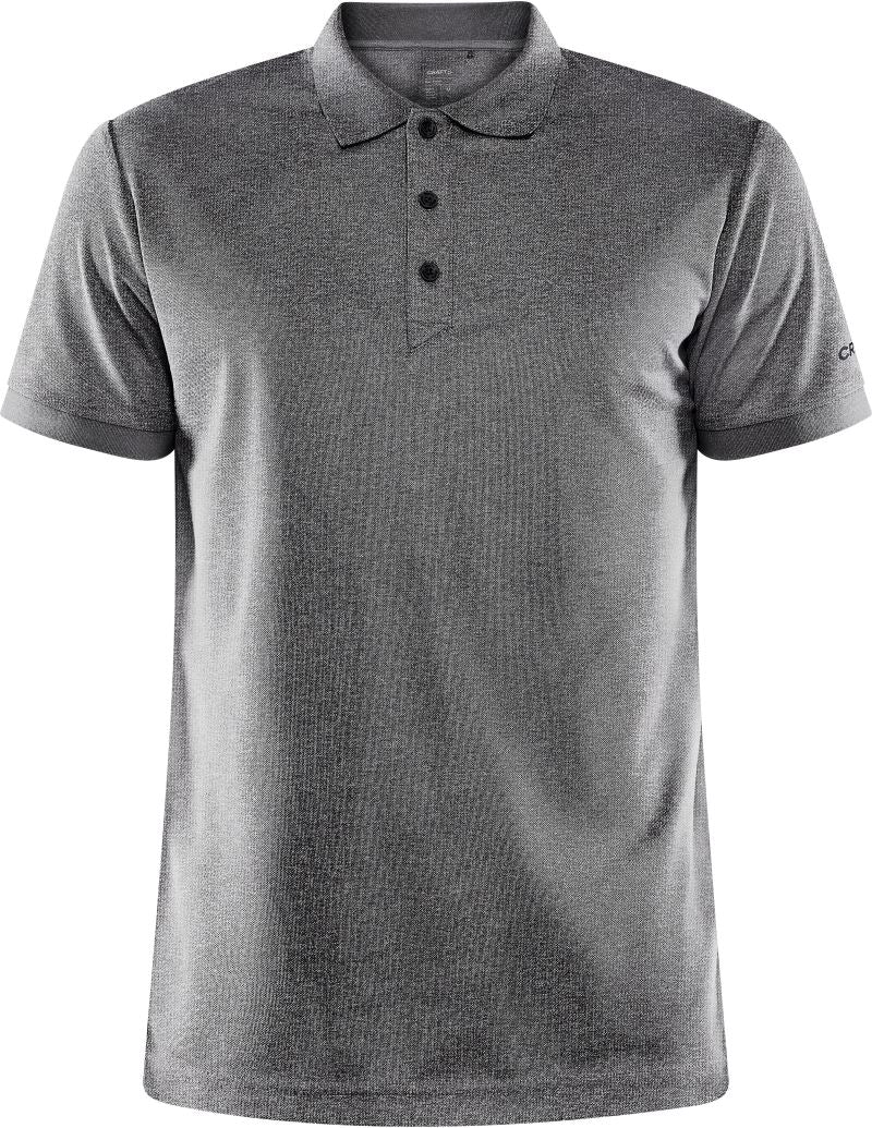 Craft CORE Unify moška polo majica, barva Temno melirano siva