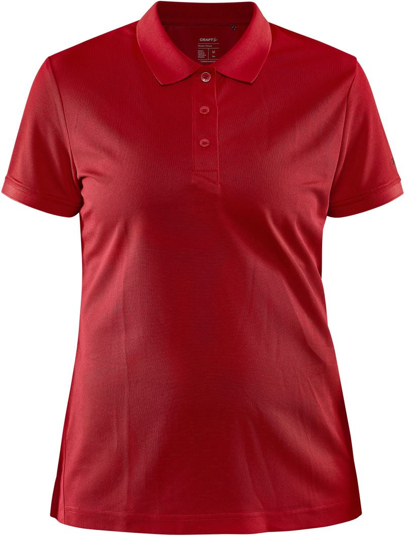 Craft CORE Unify ženska polo majica, barva Svetlo rdeča