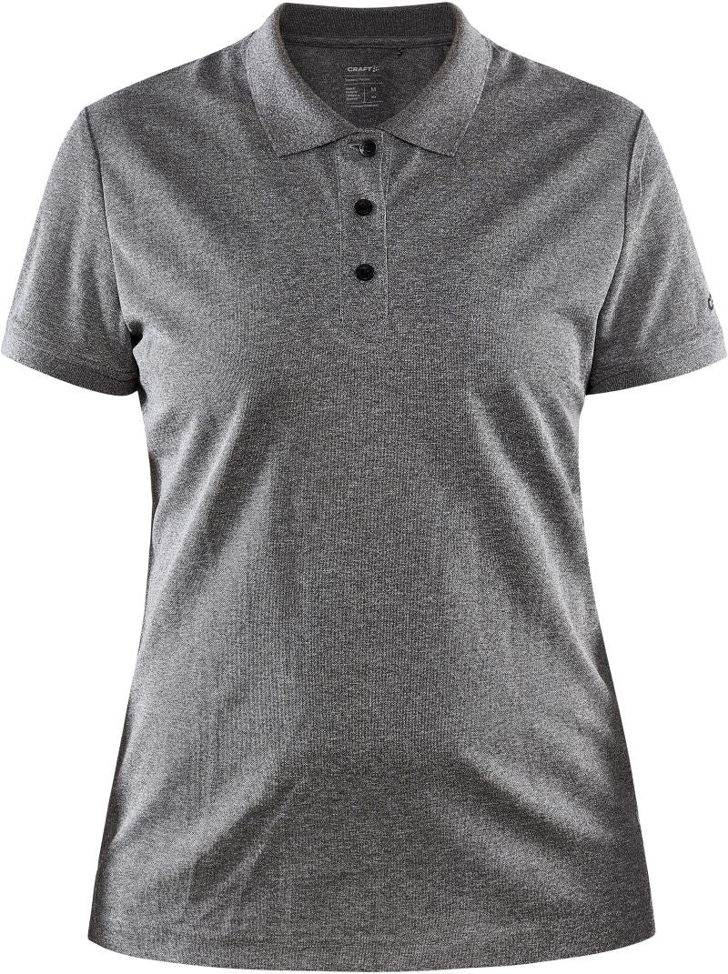 Craft CORE Unify ženska polo majica, barva Temno melirano siva