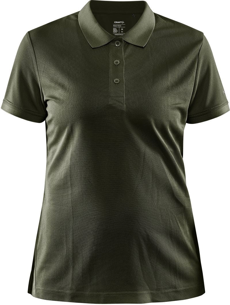 Craft CORE Unify ženska polo majica, barva Melirano gozdno zelena