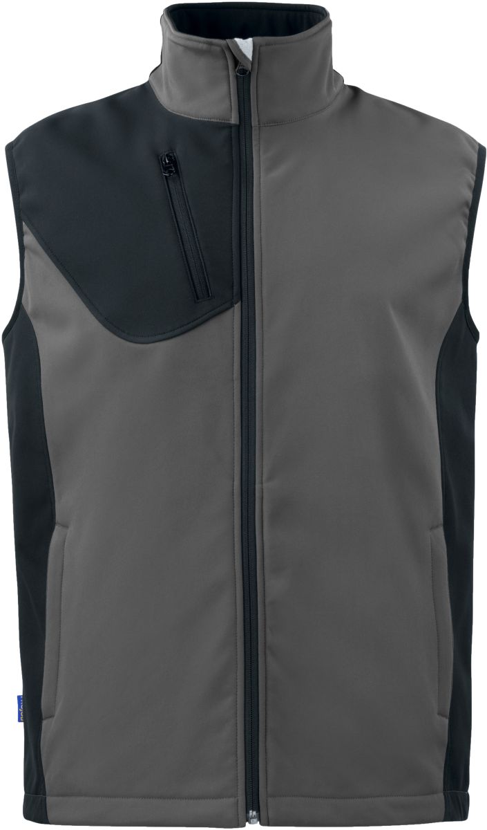 Unisex delovna oblačila softshell brezrokavnik Projob – grey
