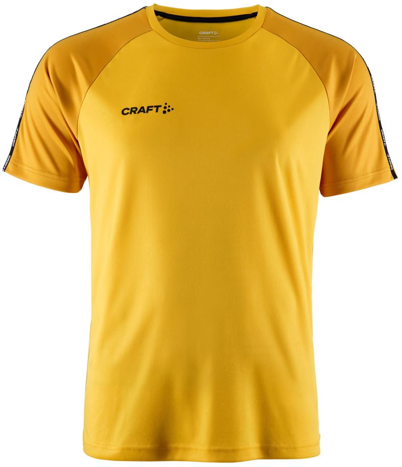 Craft Squad Go moški športni dres s kontrastnimi detajli, Švedsko rumena / zlata