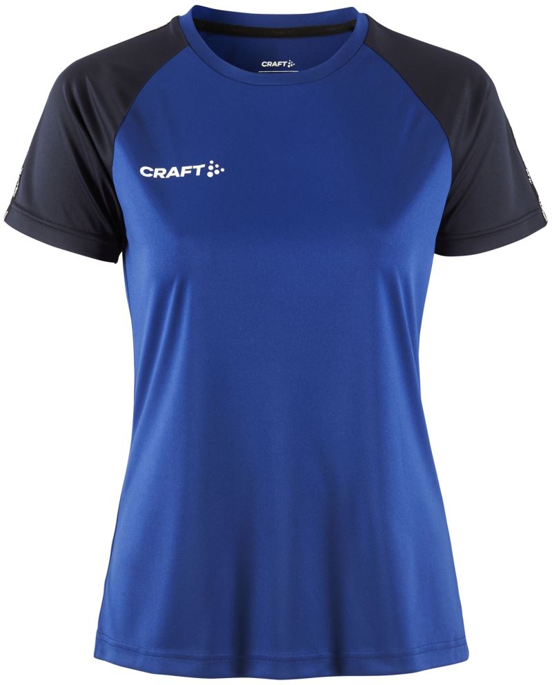 Craft Squad Go ženski športni dres s kontrastnimi detajli, Kobaltno modra / mornarsko modra