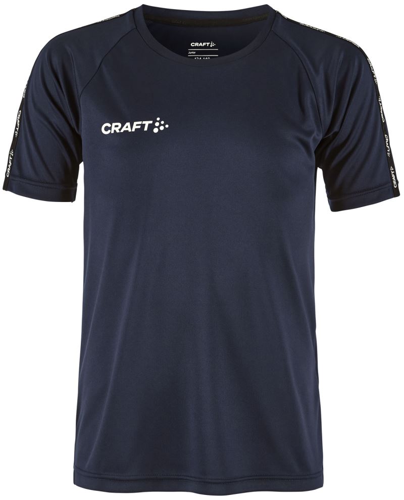 Craft Squad Go otroški športni dres s kontrastnimi detajli, Mornarsko modra