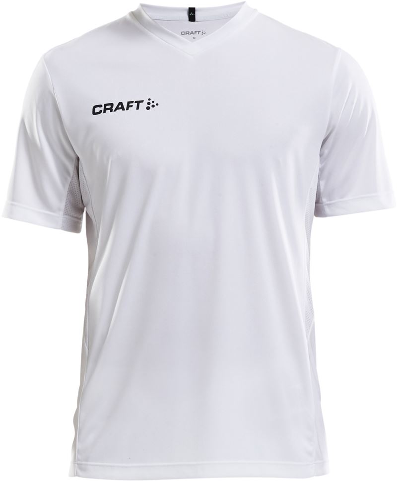 Craft Squad Go moški enobarvni športni dres, Bela