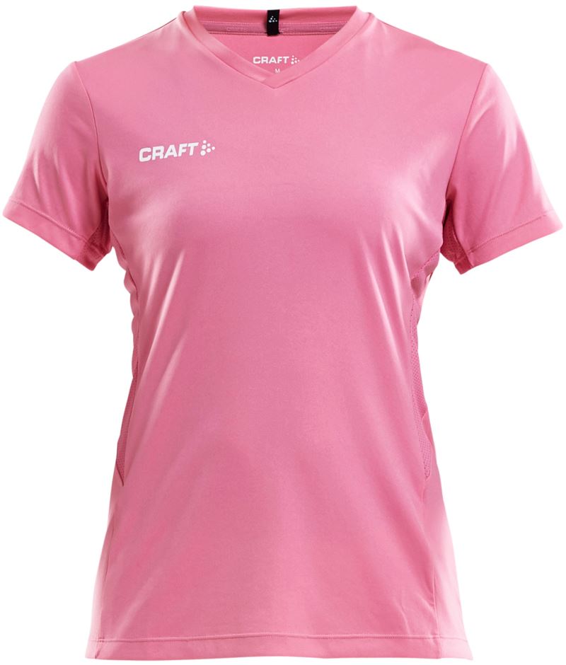 Craft Squad Go ženski enobarvni športni dres, Živo rožnata