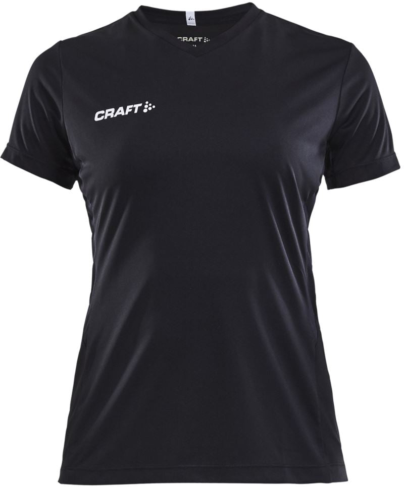 Craft Squad Go ženski enobarvni športni dres, Črna