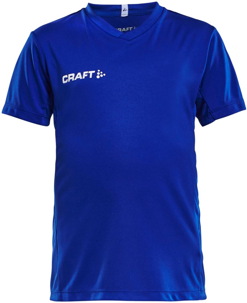 Craft Squad Go otroški enobarvni športni dres, Kobaltno modra