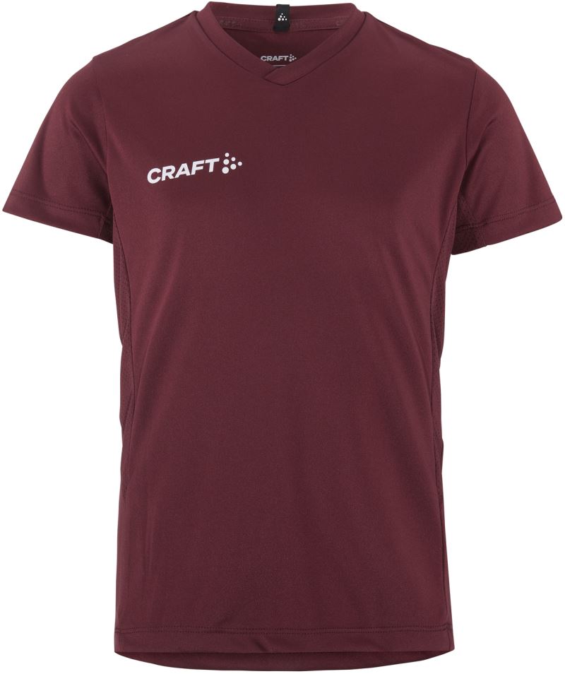 Craft Squad Go otroški enobarvni športni dres, Kostanjevo rdeča