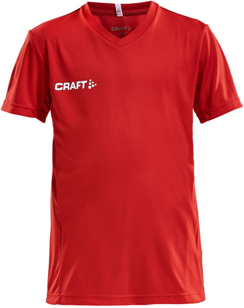 Craft Squad Go otroški enobarvni športni dres, Svetlo rdeča