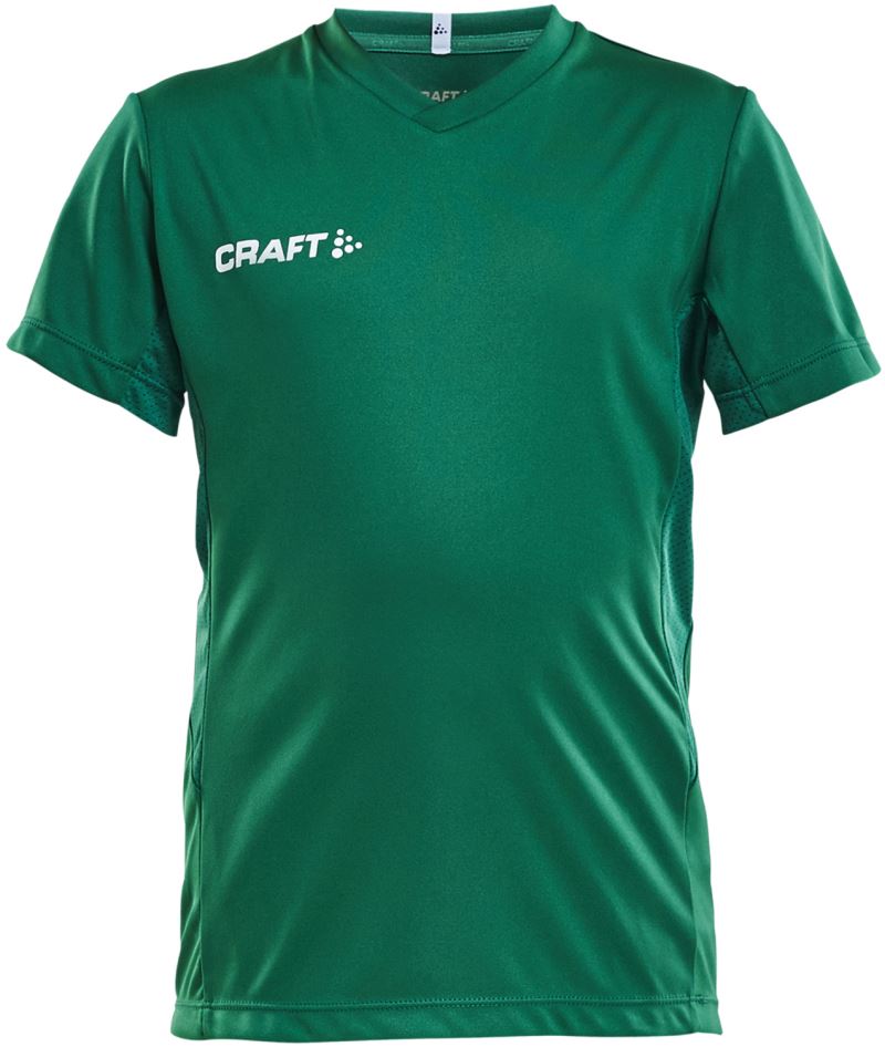 Craft Squad Go otroški enobarvni športni dres, Ekipno zelena