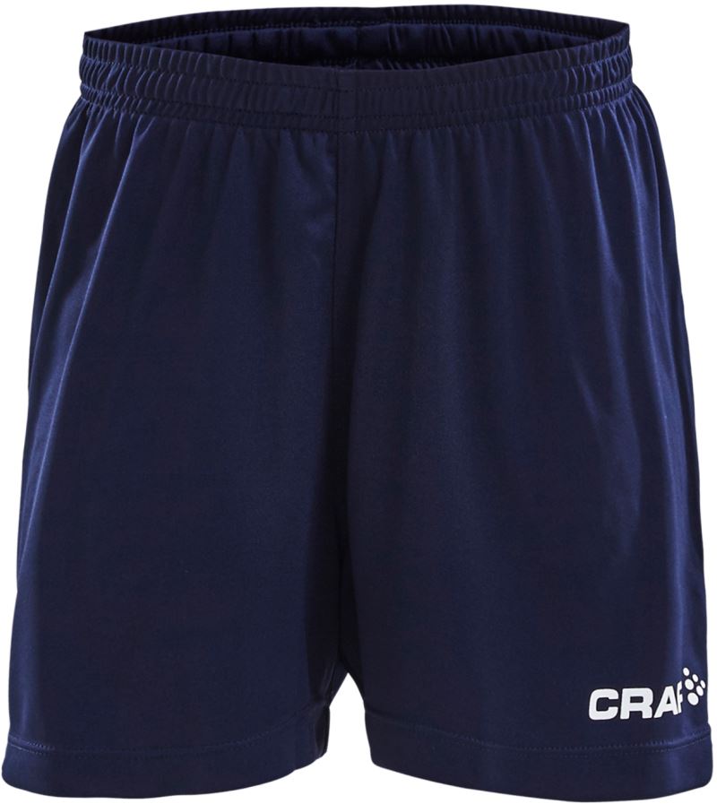 Craft Squad Go otroške enobarvne športne kratke hlače, Mornarsko modra