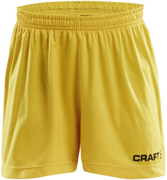 Otroške športne kratke hlače Craft Squad Go v enobarvni modri barvi, primerno za športne aktivnosti in udobno nošenje.