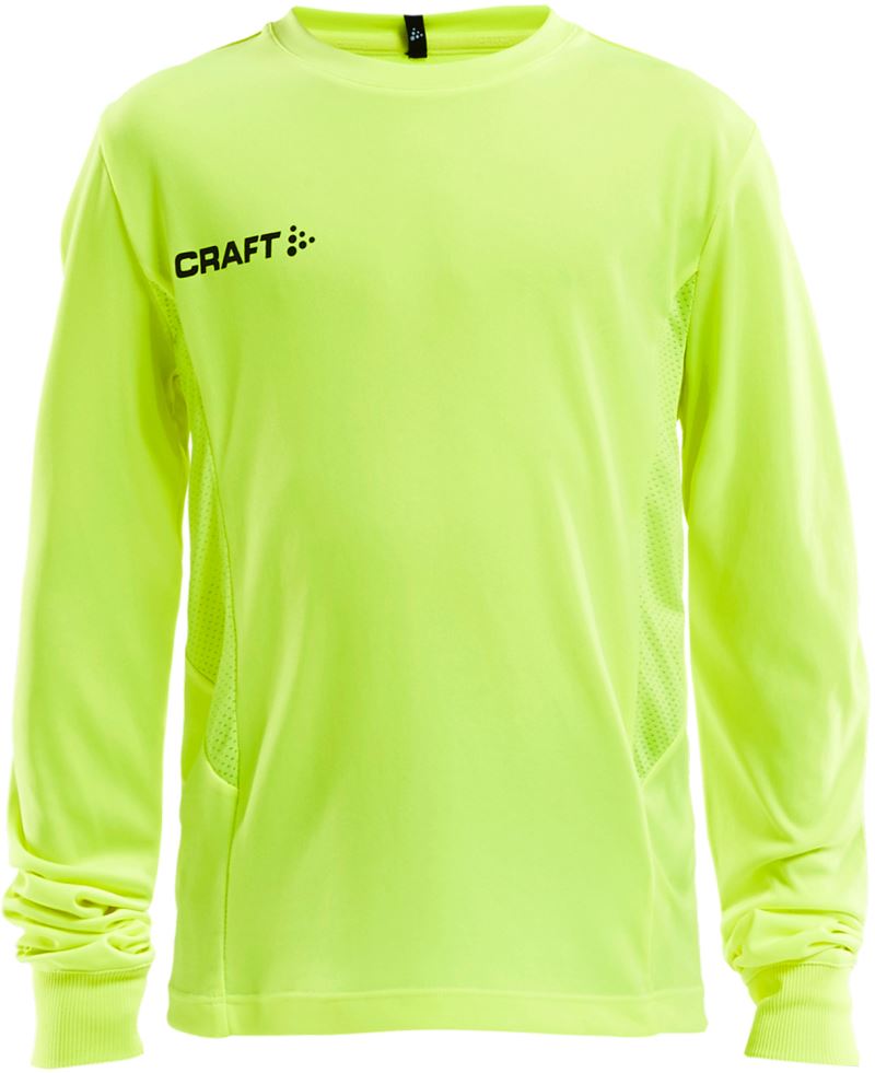 Craft Squad Go otroški vratarski dres z dolgimi rokavi, Fluorescentno zelena