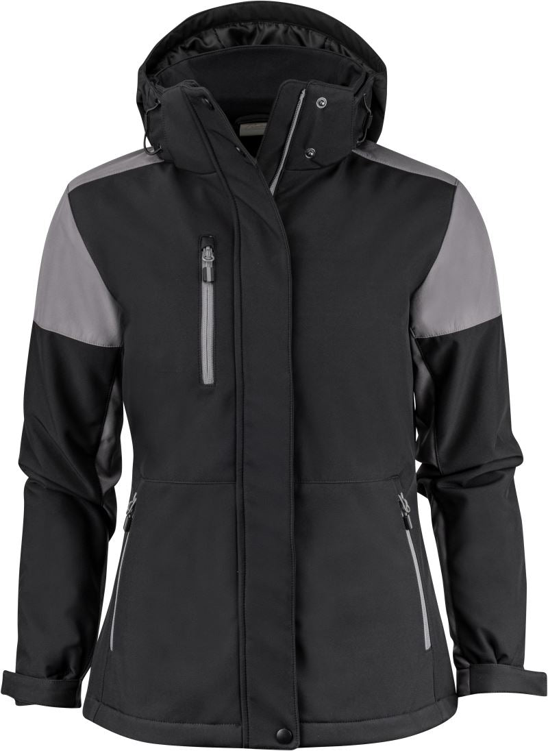 Ženska Zimski softshell jakna Printer – black/anthracite