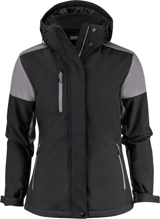 Ženska Zimski softshell jakna Printer – black/anthracite