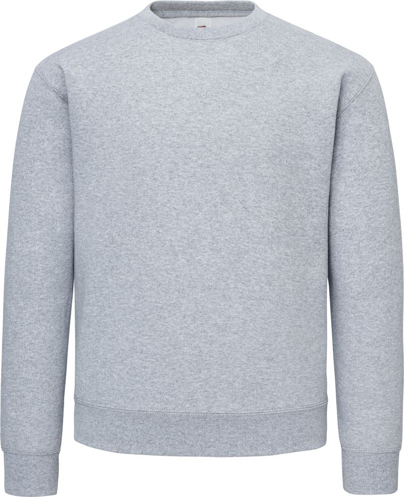 Unisex pulover "Supercotton™" Fruit of the Loom – Atletsko melirana siva
