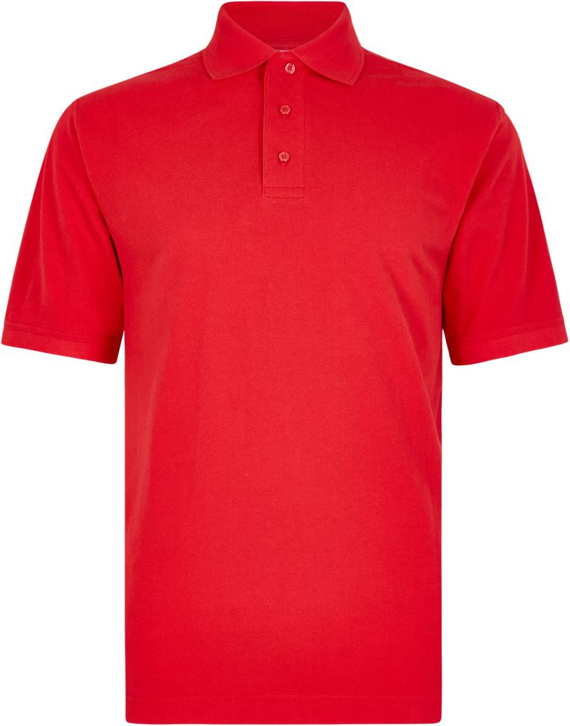 Moška Piqué polo "Superwash" Kustom Kit – tomato red