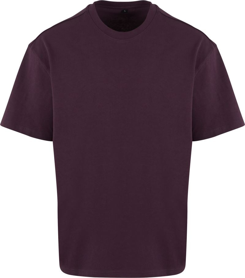 Unisex težji Unisex prevelik kroj majica New Morning Studios – plum purple