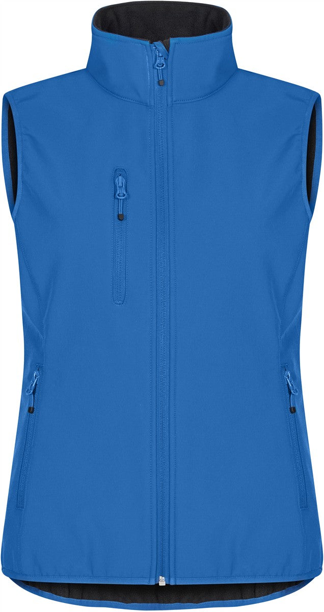 Ženski trislojni softshell brezrokavnik Clique Classic Softshell Vest W - Kraljevsko modra