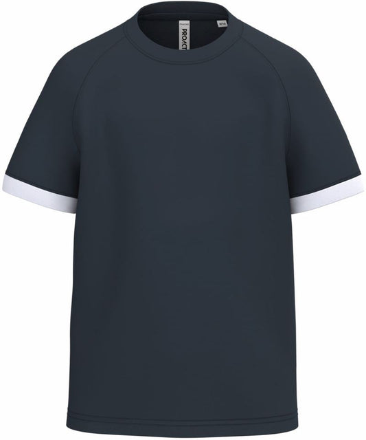 Otroška Contrast Sports Shirt Kariban – navy/white