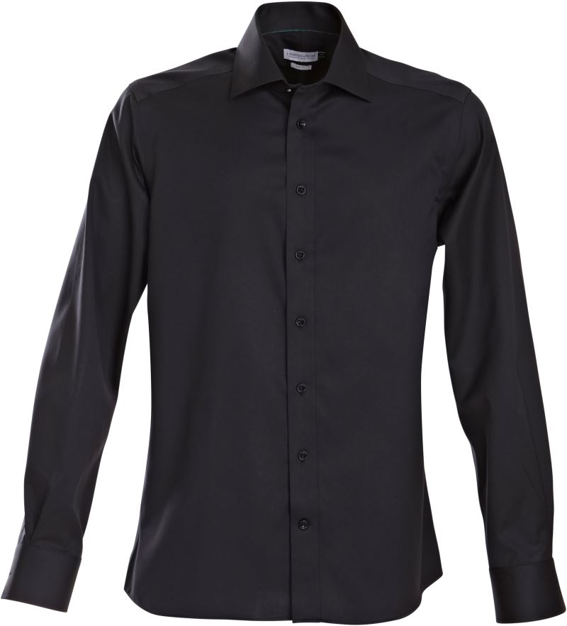 Moški non-iron shirt dolgi rokav J.Harvest & Frost – Črna