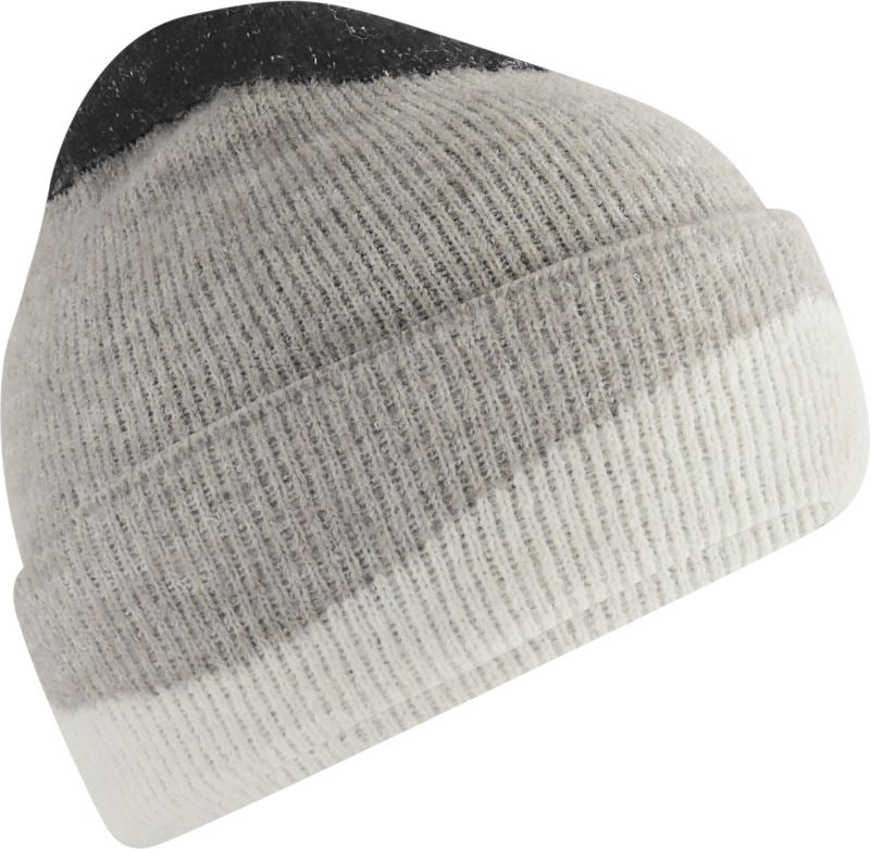 Unisex knitted Hat "Soft Wave" Beechfield – black/light grey/soft white