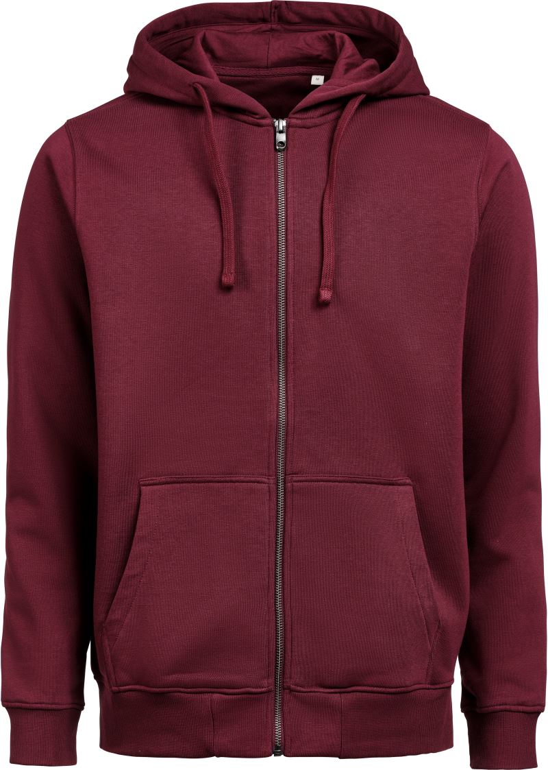 Unisex težji Unisex s kapuco jopica Untagged Movement – prune
