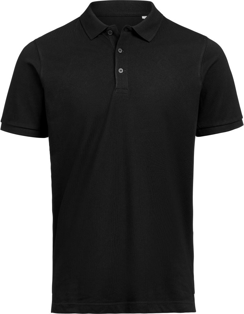 Unisex težji Unisex Piqué polo Untagged Movement – Črna