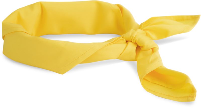 Unisex bandana Kariban – peppy yellow