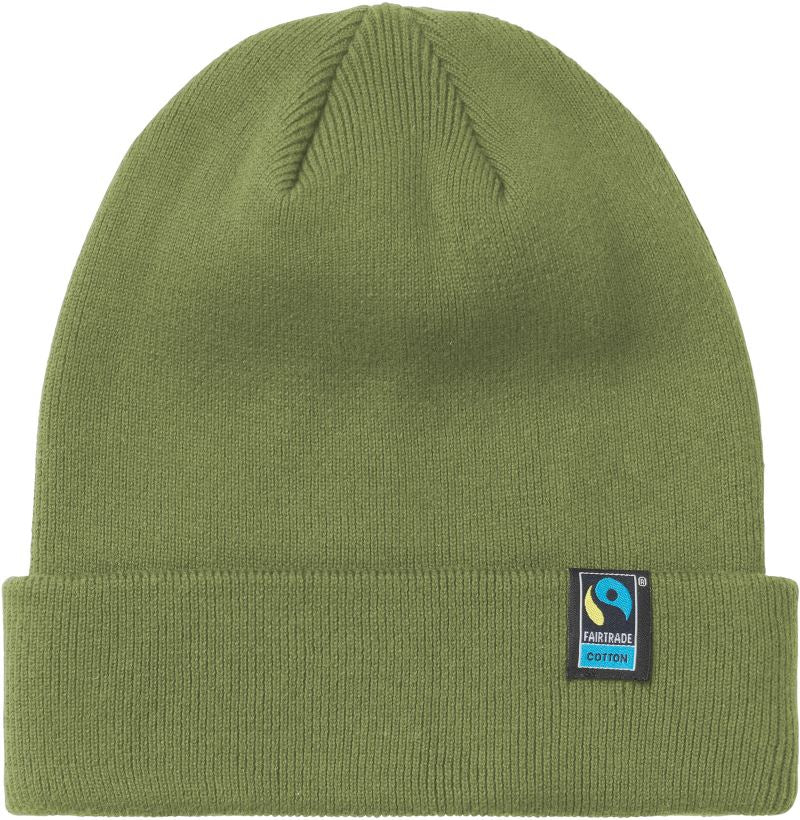 Organska fairtrade kapa Neutral v nevtralni barvi, mehka in udobna kapa za glavo, izdelana iz naravnih materialov.