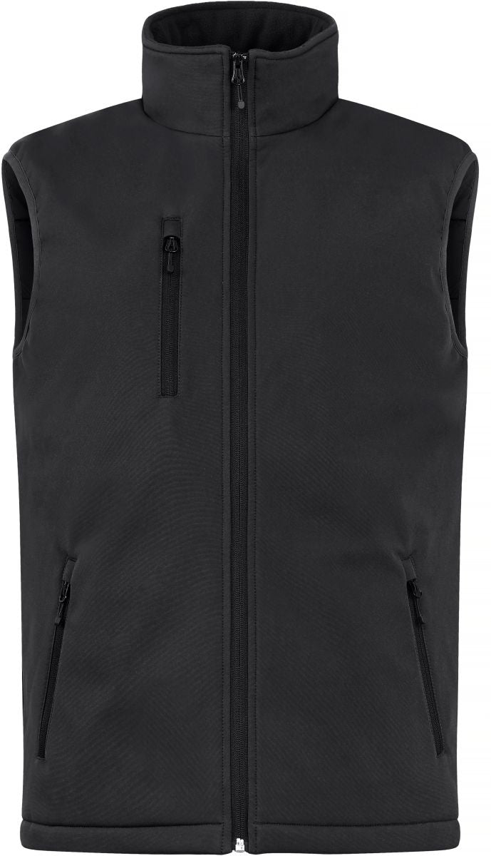 Moški podložena Moška softshell brezrokavnik Clique – Črna