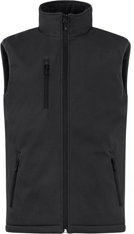 Moški podložena Moška softshell brezrokavnik Clique – Črna