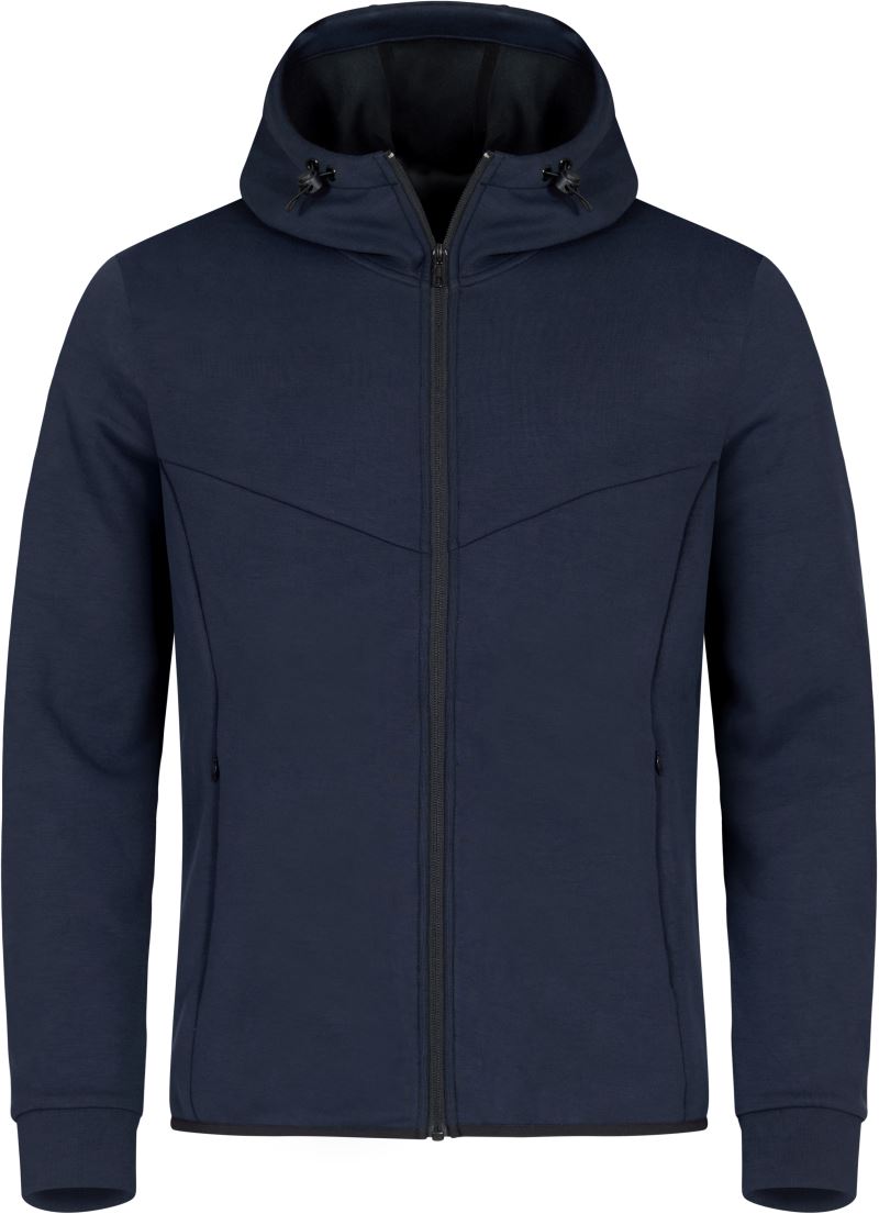 Moška s kapuco jopica Clique – dark navy