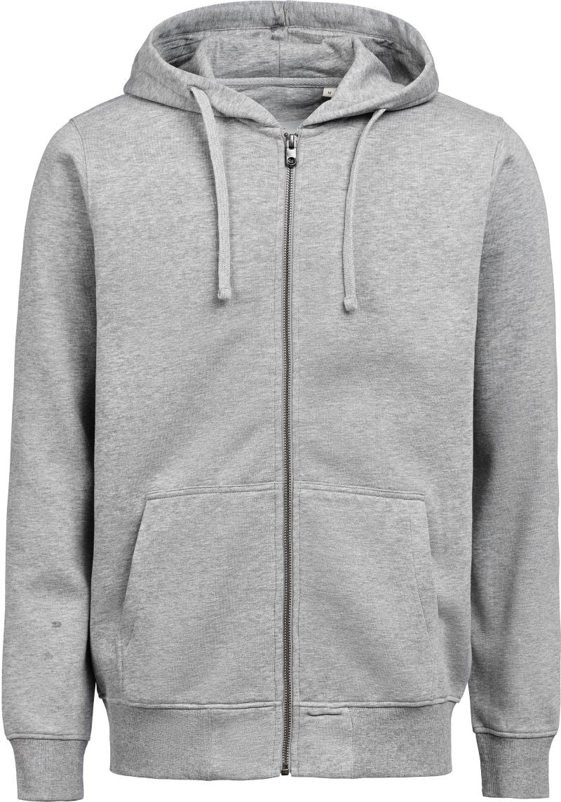 Unisex težji Unisex s kapuco jopica Untagged Movement – grey melange