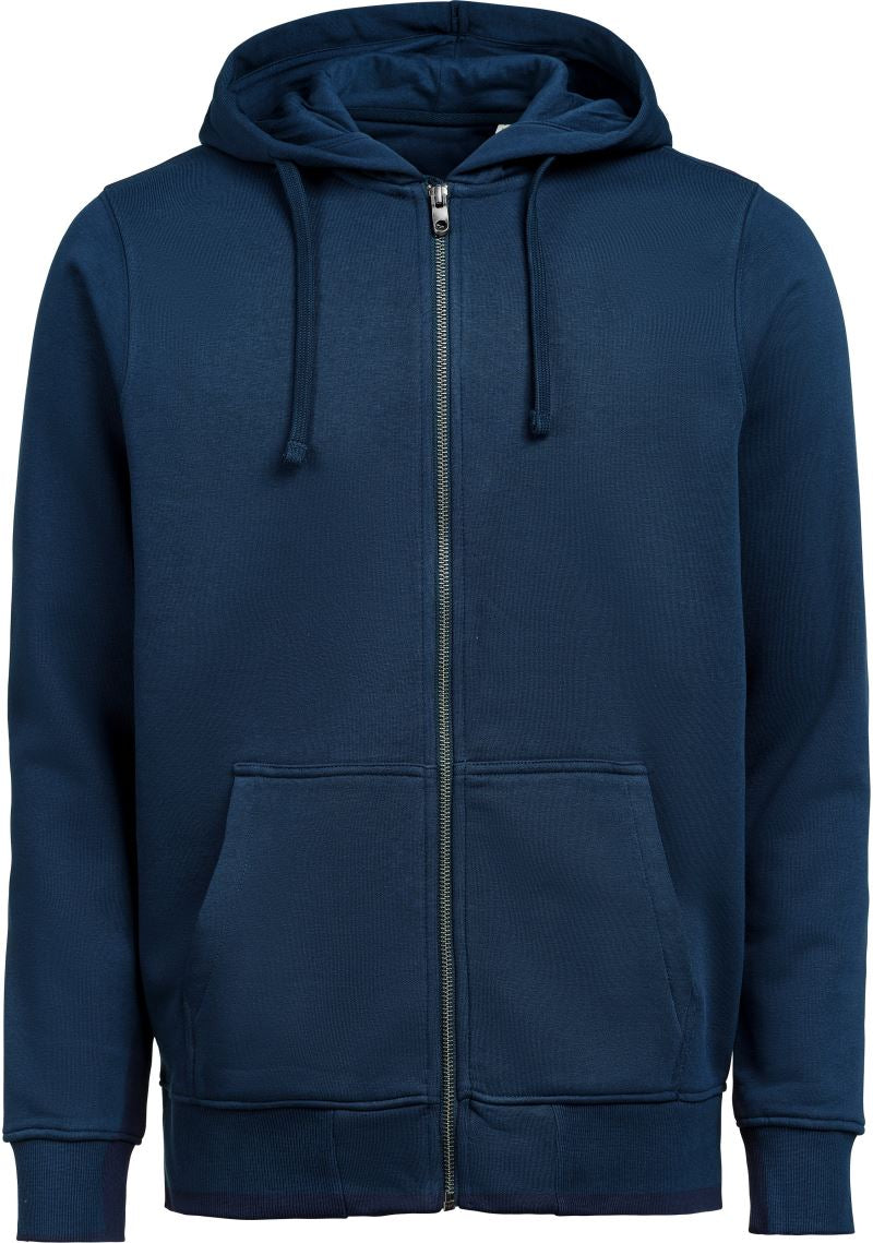 Unisex težji Unisex s kapuco jopica Untagged Movement – Mornarsko modra