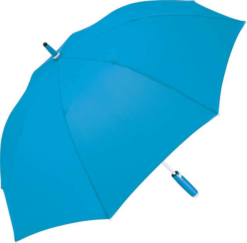 Unisex AC Midsize Umbrella "Whiteline" Fare – cyan