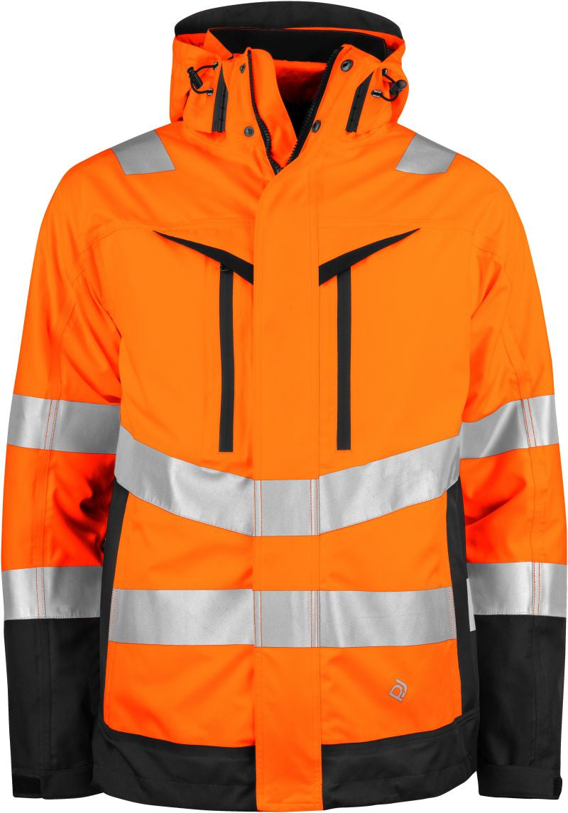 Unisex 3-in-1 Safety jakna Projob – hi vis orange/black