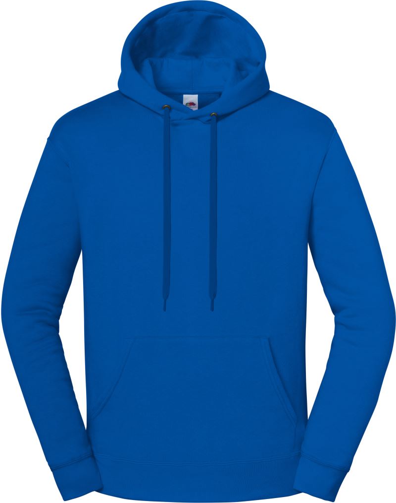 Unisex težji s kapuco pulover Fruit of the Loom – Kraljevsko modra