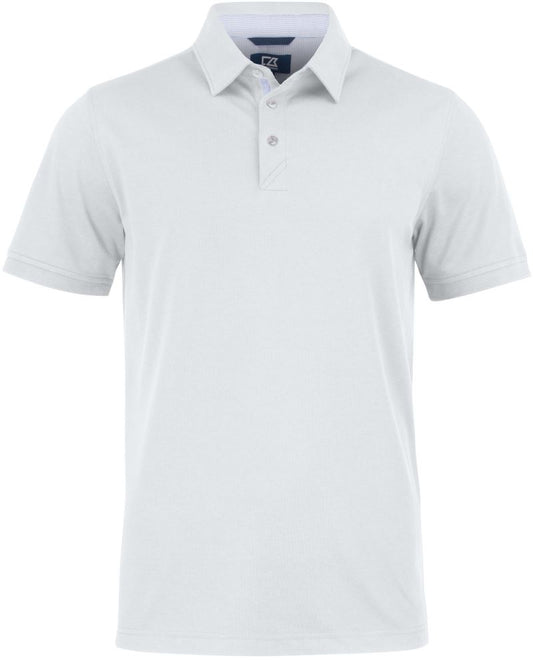 Moška Piqué polo Cutter & Buck – Bela