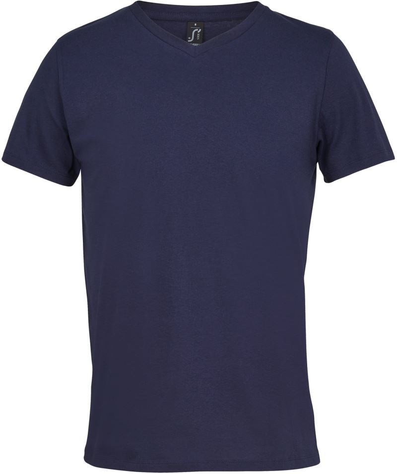 Moška V-izrez majica SOL's Collection – french navy