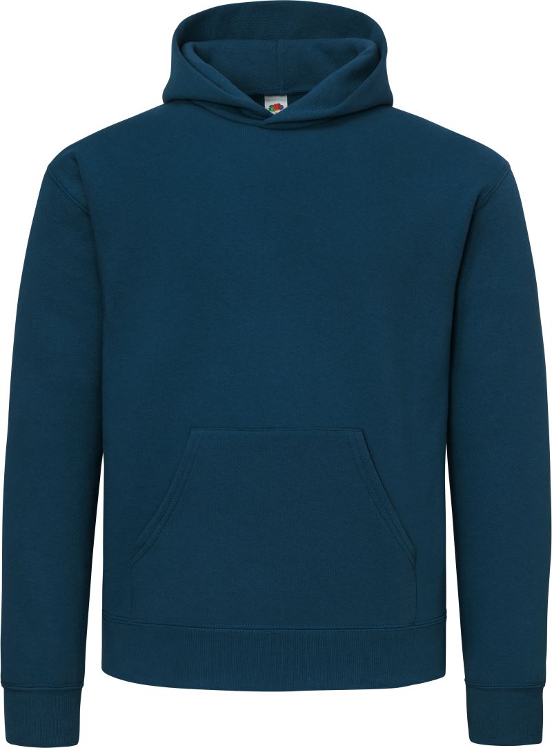 Unisex s kapuco pulover "Supercotton™" Fruit of the Loom – mountain blue